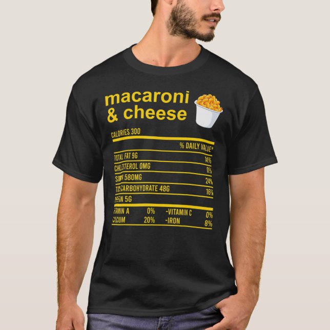 T-shirt Funny Thanksgiving Appareils Valeur nutritive Maca (Devant)