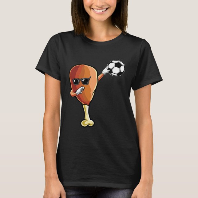T-shirt Funny Thanksgiving Soccer Team Player Coach Turkey (Devant)