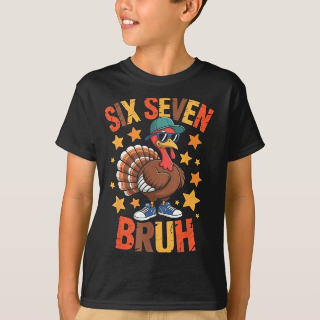 T-shirt Funny Thanksgiving Turkey 67 Bruh Fall Farm Men Wo (Devant)