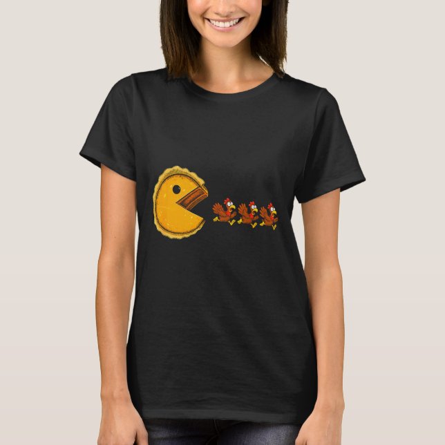 T-shirt Funny Thanksgiving Turkey Gift For Men Women Kids  (Devant)
