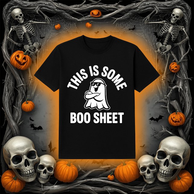 T-shirt Funny "This Is Some Boo Sheet" Pun Cool Ghost (Créateur téléchargé)