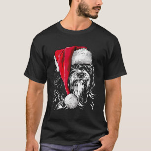 T-shirt Funny Tibétain Terrier Père Noël Chien de Noël Mam