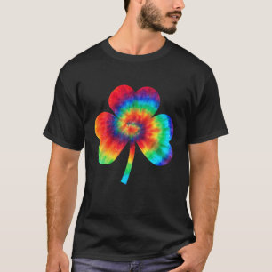 T-shirt Funny Tie Dye Shamrock St. Patrick's Day Men Women