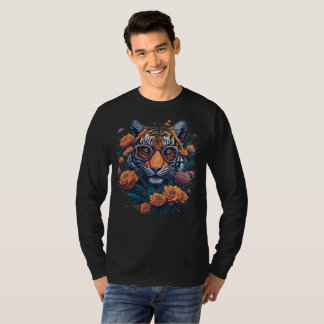 T-shirt Funny Tiger and Sunglasses
