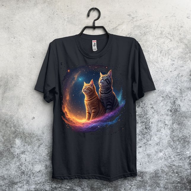 T-shirt Funny Titanic Cats in Space Galaxy Movie Parody  (Créateur téléchargé)