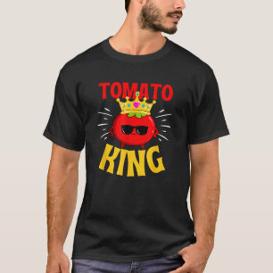 T-shirt Funny Tomato King Papa Fête des pères végétale Jar
