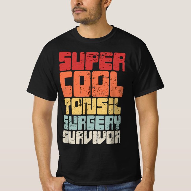 T-shirt Funny Tonsil Removal Present - Retro Tonsil Surger (Devant)