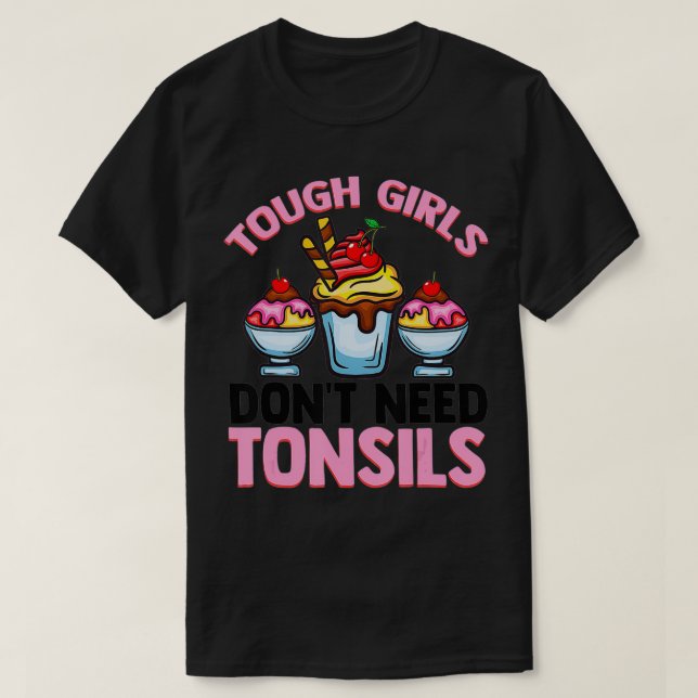 T-shirt Funny Tonsils Removal (Design devant)