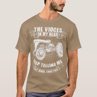 T-shirt Funny Tractor Tee Get More Tractors Farmer Design