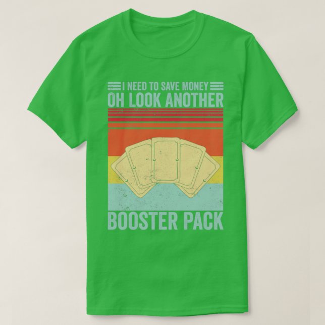 T-shirt Funny Trading Card Jeu TCG Retro Besoin d'enregist (Design devant)