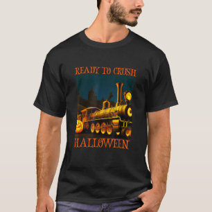 T-shirt Funny Train Wagon Railroad Halloween Costume Boys