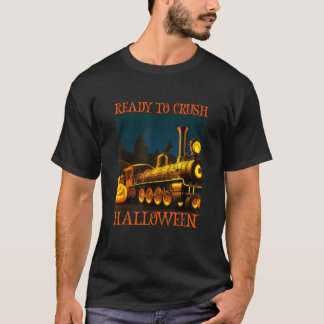 T-shirt Funny Train Wagon Railroad Halloween Costume Boys