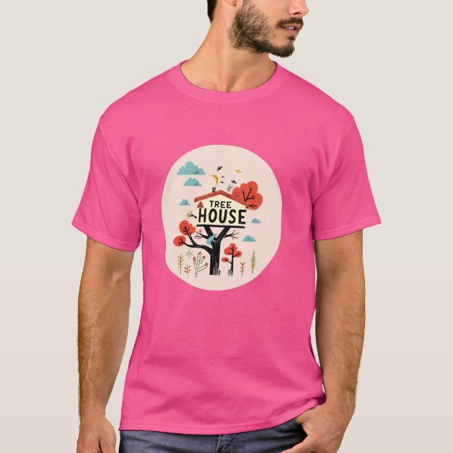 T-shirt Funny Treehouse (Devant)