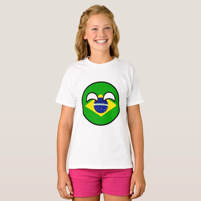 T-shirt Funny Trending Geeky Brazil Camptryball (Devant entier)