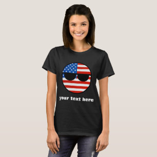 T-shirt Funny Trending Geeky USA Countryball