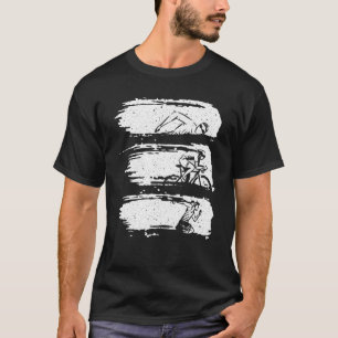 T-shirt Funny Triathlon Swim Bike Run Design Hommes Femmes