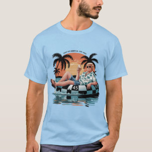 T-shirt Funny Trump Golfe De Nous Amérique 2025 Trump Marc