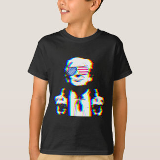 T-shirt Funny Trump Psychedelic Edm Trippy Vaporwave Techn