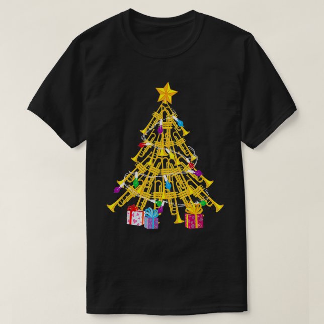 T-shirt Funny Trumpet Christmas Poison Cool Xmas Trump (Design devant)