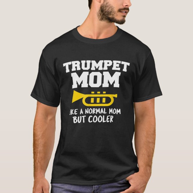 T-shirt Funny Trumpet Maman Chemise Cool Marching Band Mig (Devant)