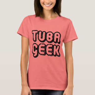 T-shirt Funny Tuba Geek Retro