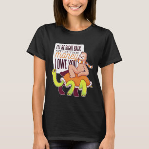 T-shirt Funny Turtle Sloth mignonne Animaux amusants