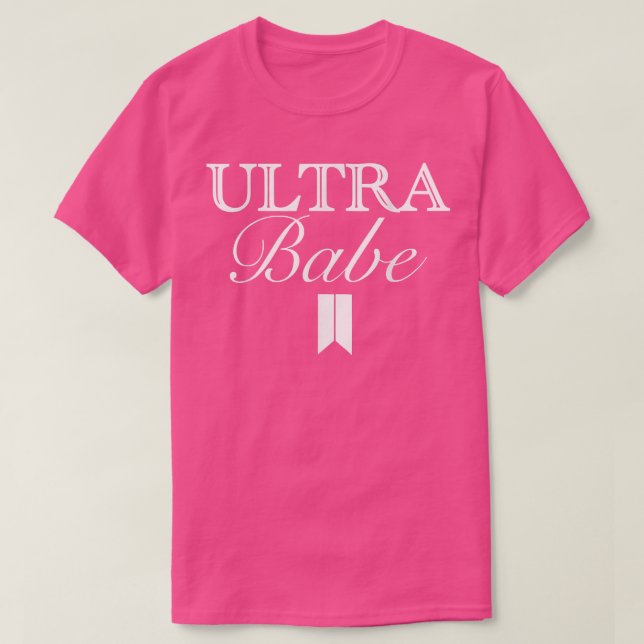 T-shirt Funny Ultra Babe Apparel (Design devant)