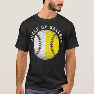 T-shirt Funny Uncle Gift From Nephew Niece Baseball Softba