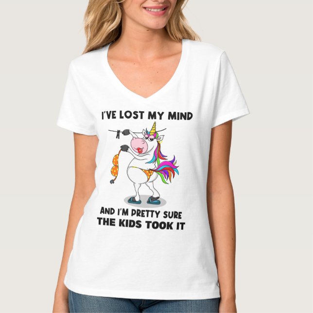 T-SHIRT FUNNY UNICORN (Devant)