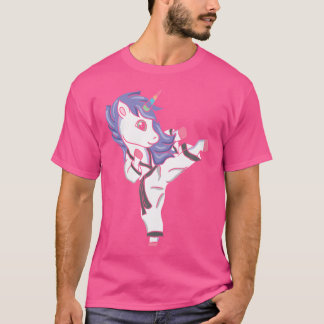 T-shirt Funny Unicorn Karate Girl I Taekwondo Martial Arts