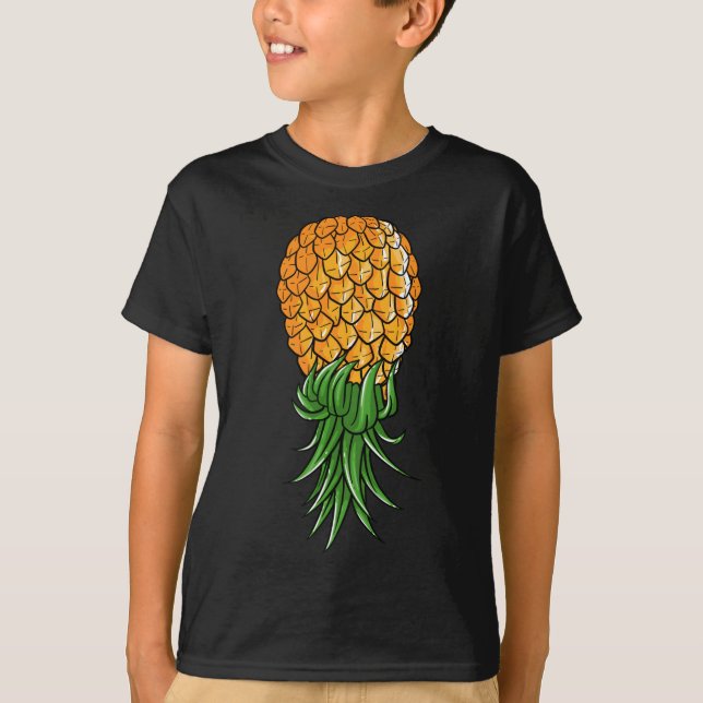 T-shirt Funny Upside Down (Devant)