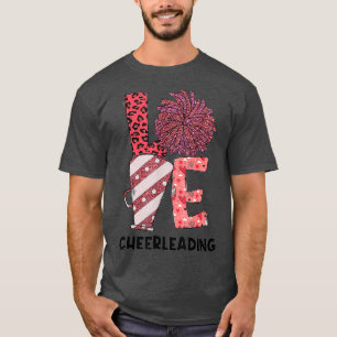 T-shirt Funny Valentine Cheerleader Sport Love Famille O