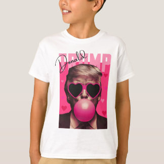 T-shirt Funny Valentine Trump Rose Bubble Gum Mignon Trump