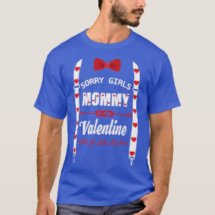 T-shirt Funny Valentines Day Bow Cravate Présente Pour Vot