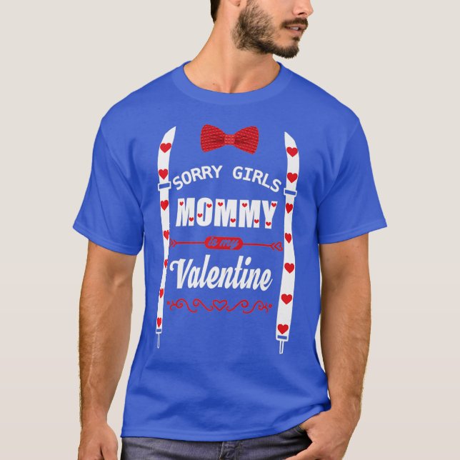 T-shirt Funny Valentines Day Bow Cravate Présente Pour Vot (Devant)