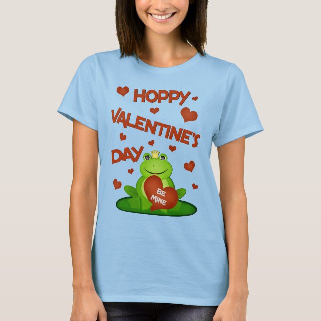 T-shirt Funny Valentine's Day Frog PrinceT-Shirt (Devant)