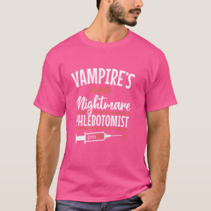T-shirt Funny Vampire Phlebotomiste Technicien en pharmaci
