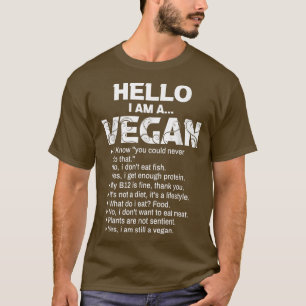 T-shirt Funny Vegan Activisme Gym Athlete végétarien Bonjo