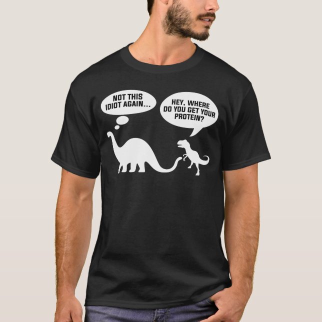 T-shirt Funny Vegan Men (Devant)