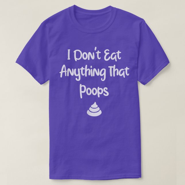 T-SHIRT FUNNY VEGAN SHIRT (Design devant)