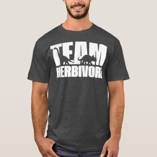 T-shirt Funny Vegetarian Vegan, Team Herbivore Cool Sarcas