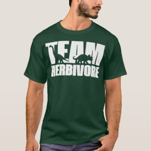 T-shirt Funny Vegetarian Vegan, Team Herbivore Cool Sarcas