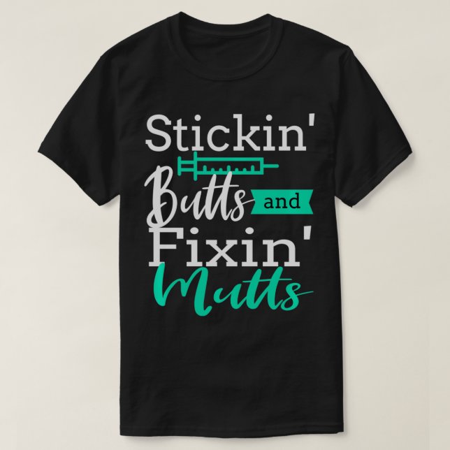 T-shirt Funny Vet Tech Veterinarian Veterinary Technician  (Design devant)