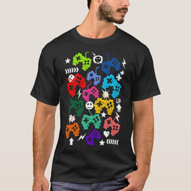 T-shirt Funny Video Game Controller pour Gamers Garçons En (Devant)