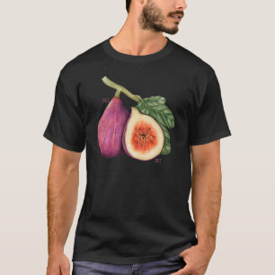 T-shirt Funny Vintage Figues botaniques
