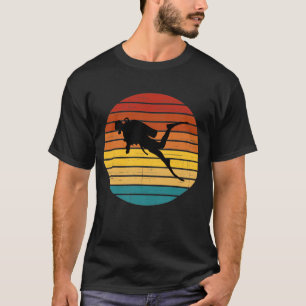 T-shirt Funny Vintage Plongée Gear Sous-Marine Di