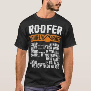 T-shirt Funny Vintage Roofer