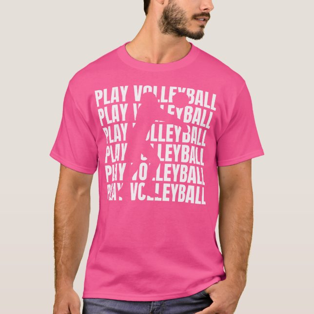T-shirt Funny Volleyball (Devant)