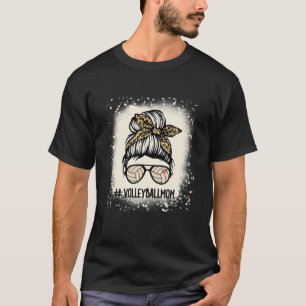T-shirt Funny Volleyball Maman Volleyball Amour Maman Mess