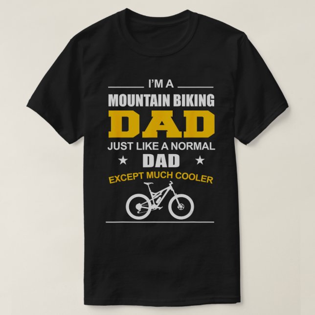 T-shirt Funny VTT s VTT papa (Design devant)